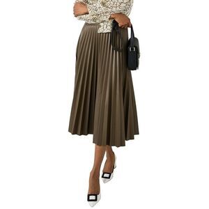 LK Bennett Olive Midi Skirt